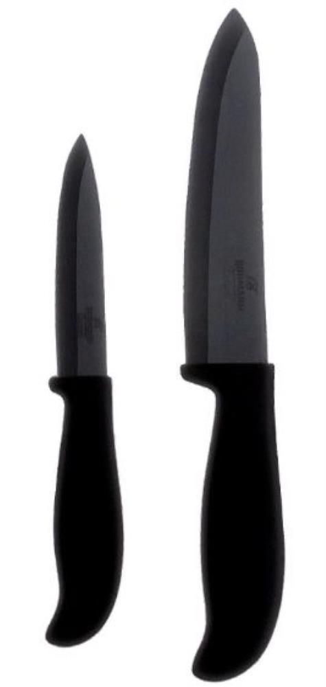 Ножи BH - 5223 2 пр-10см,15см/черн.керамич.покр (х12)