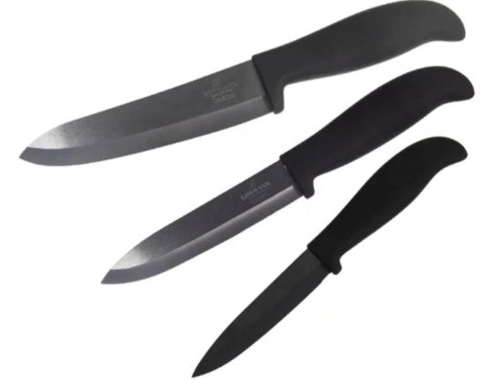 Ножи  BH-5204/3 пр/керамич.черн.лезв. (х12)