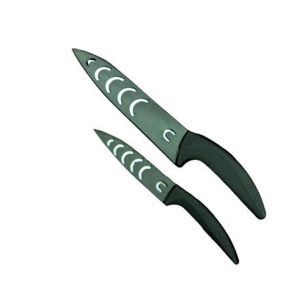 Ножи BS - 9002/2 пр-10см, 20см/бел. керамич. покр, пл. ч.(х12)