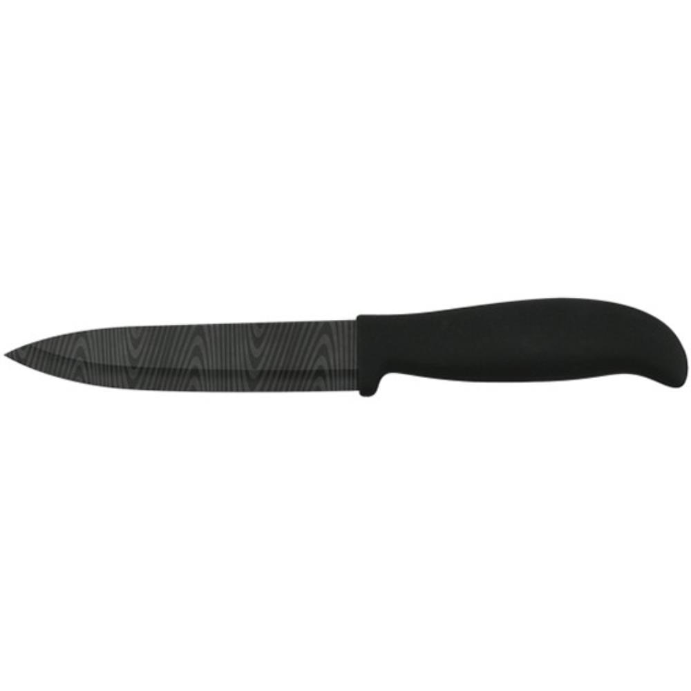 Нож BH - 5237/12,5см/керамич. черн. лезв. дамасский узор (х24)