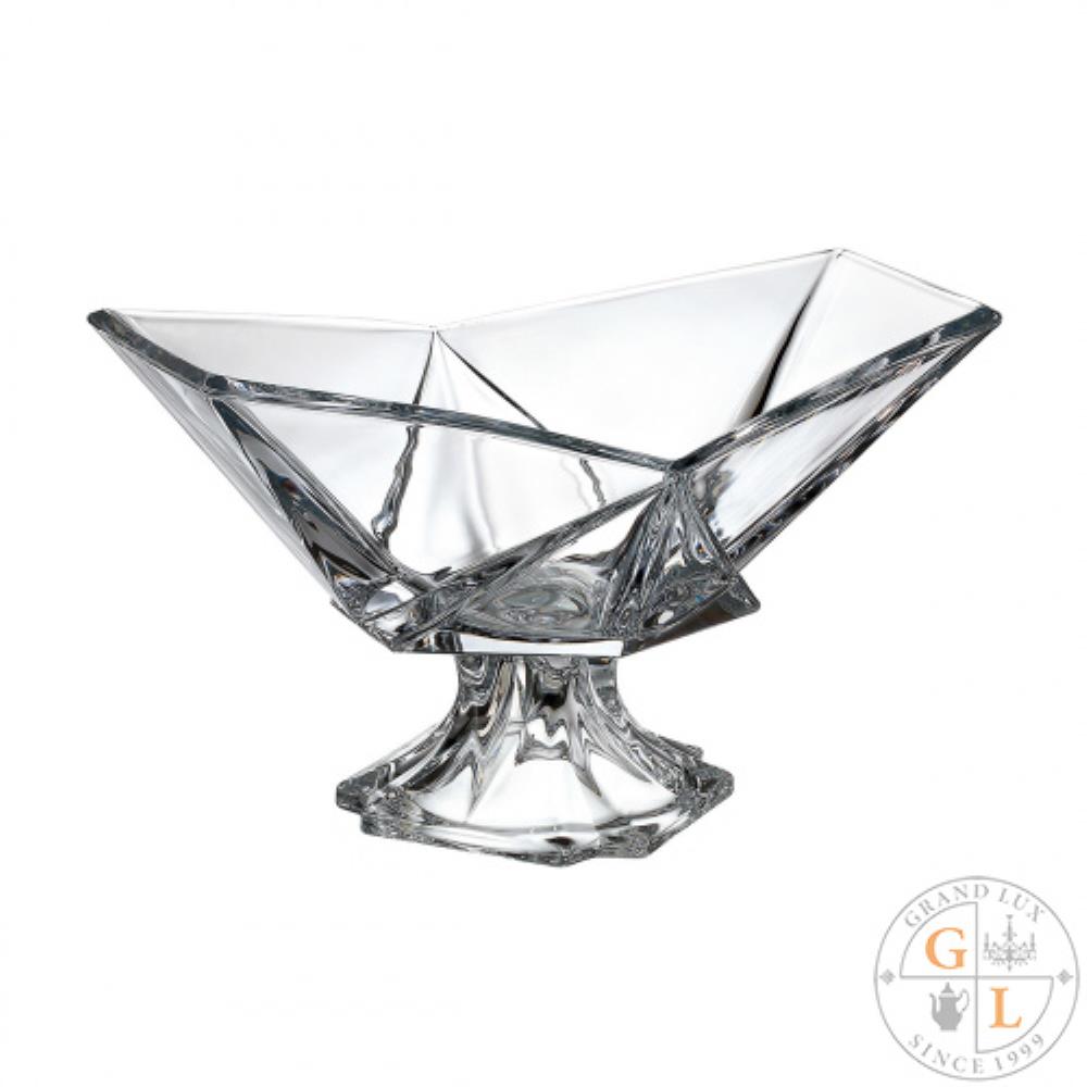 Crystalite Bohemia Origami Фруктовница на ножке 33 см Crystalite Bohemia Origami Фруктовница на ножке 33 см