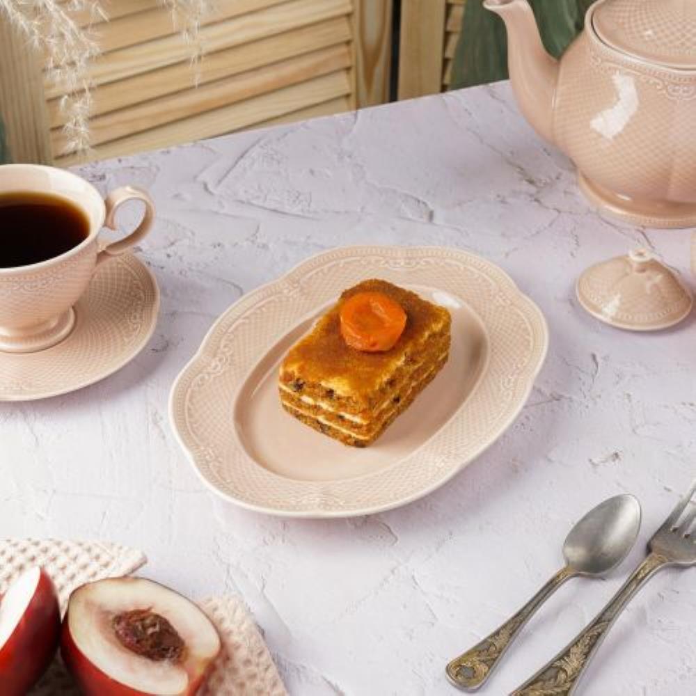 Aristocrat-Peach Tea Блюдо овальное 24 см, фарфор, Noble
