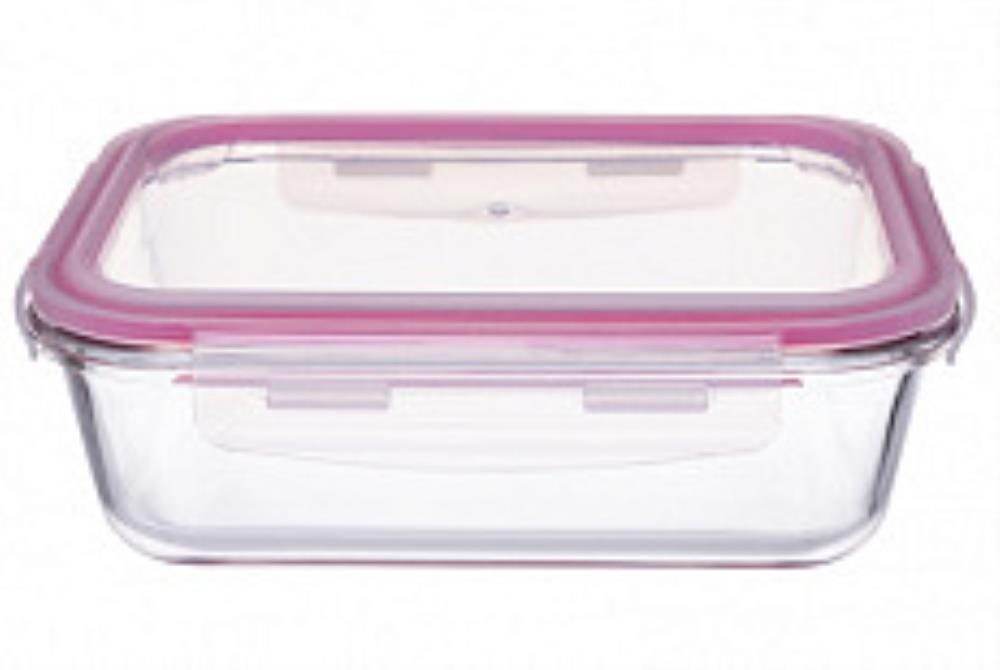 Контейнер стекл прям  370мл роз ТМ Appetite