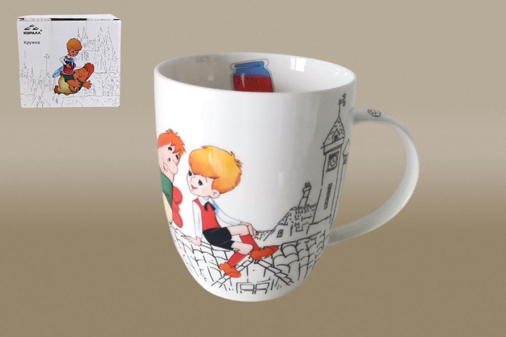 Малыш и Карлсон Кружка 380мл п/уп фарфор кратно 1