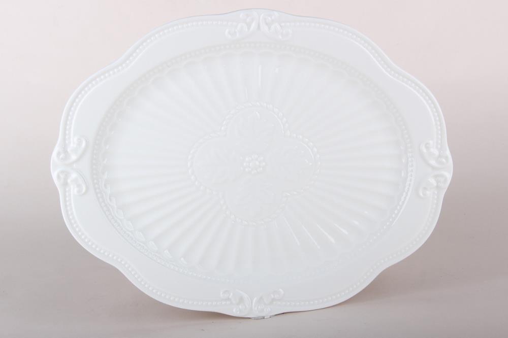 Версаль Блюдо овальное 25х19.5х2см  фарфор кратно 1