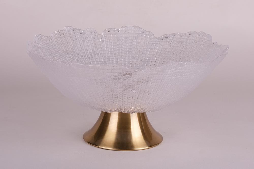 Блюдо сервировочное 27х15см  стекло кратно 1