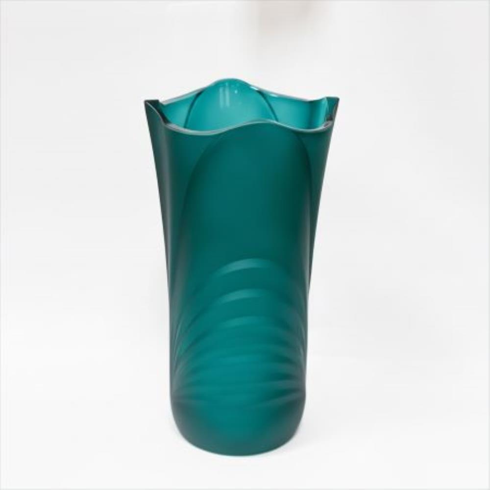 139-2 Ваза для цветов ЗЕЛЕНАЯ/ MOJ h без/упак - 20 см