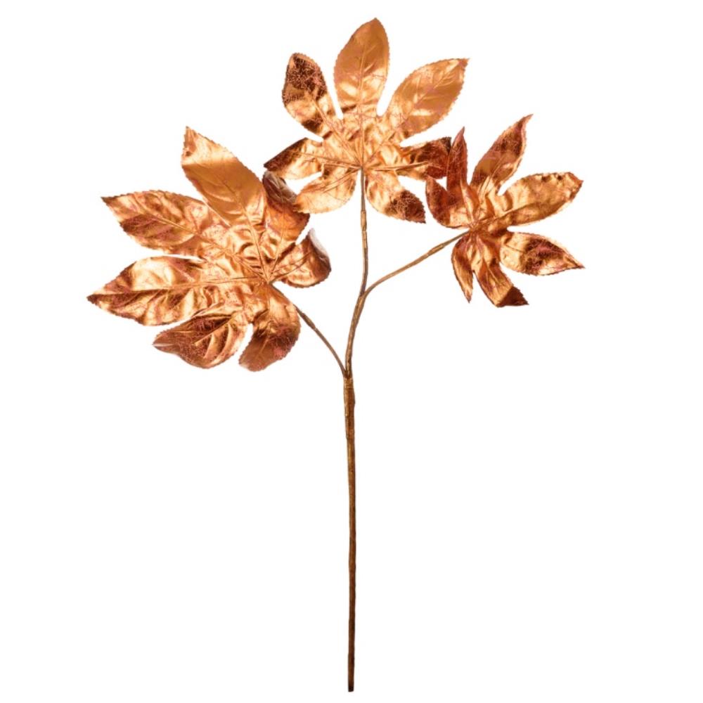 Искусственное растение Каштан, розовое золото, В 660 мм