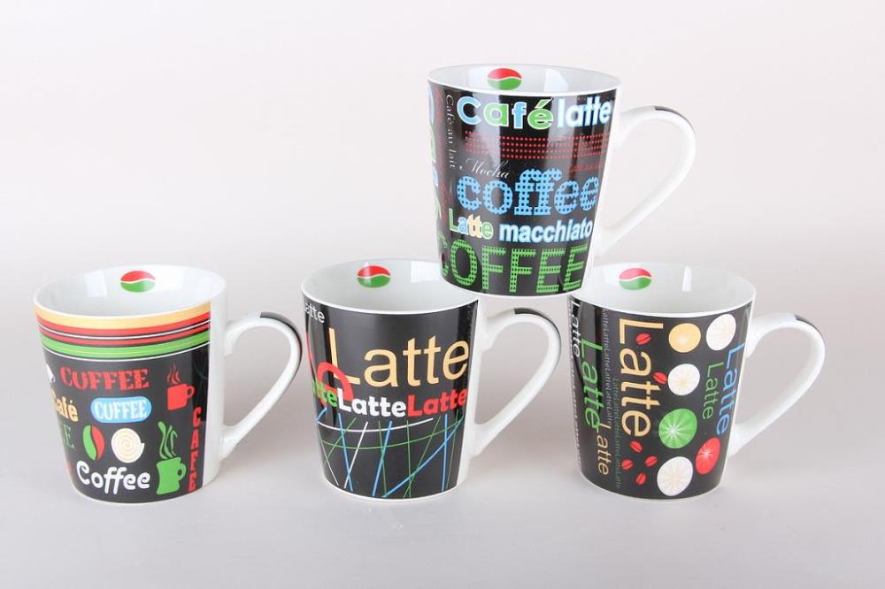 Кружка 520мл Coffe (микс 4 lbp) кратно 12