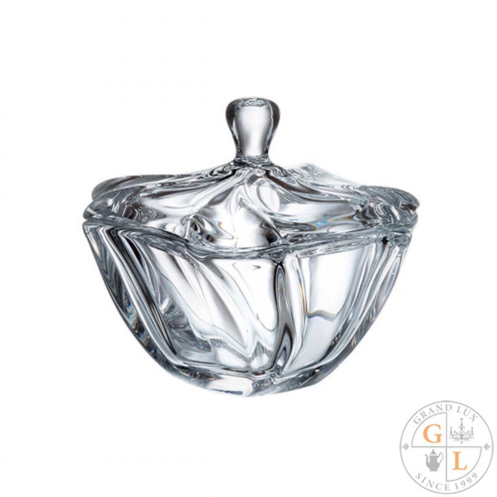 Crystalite Bohemia Neptune Конфетница с крышкой 13см