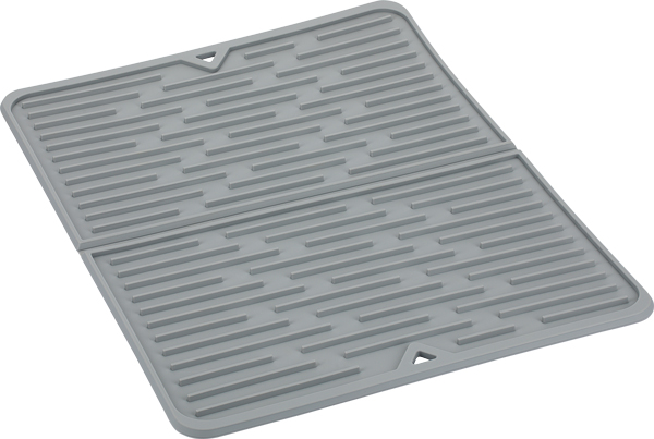Складной коврик для сушки посуды 40х30см (20х30см) Linea Silicone