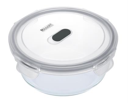 Контейнер стекл. герметич. кругл. 0,6л Linea Desco
