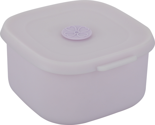 Силиконовый контейнер для еды 900мл, 14.7*14.2*8см Linea Silicone