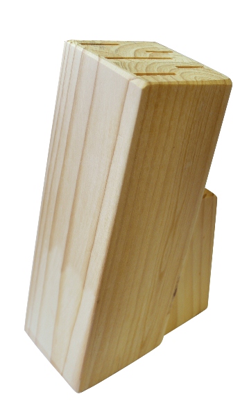 Подставка для набора ножей (сосна) Linea BLOCK