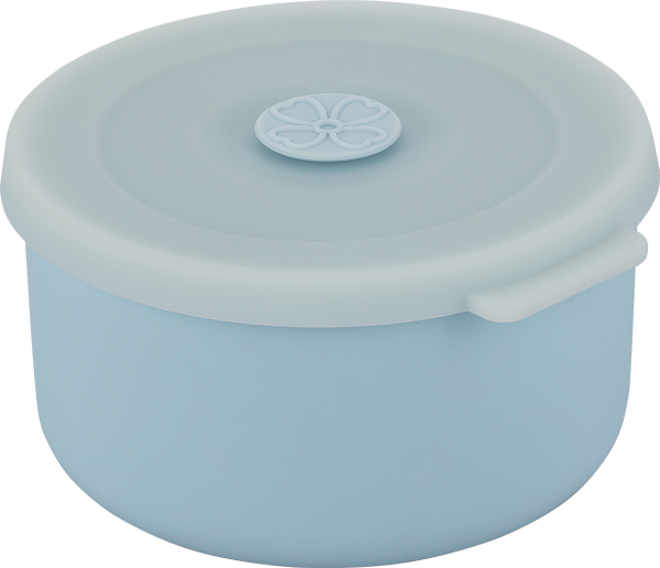 Силиконовый контейнер для еды 400мл, 13*12.5*6.5см Linea Silicone