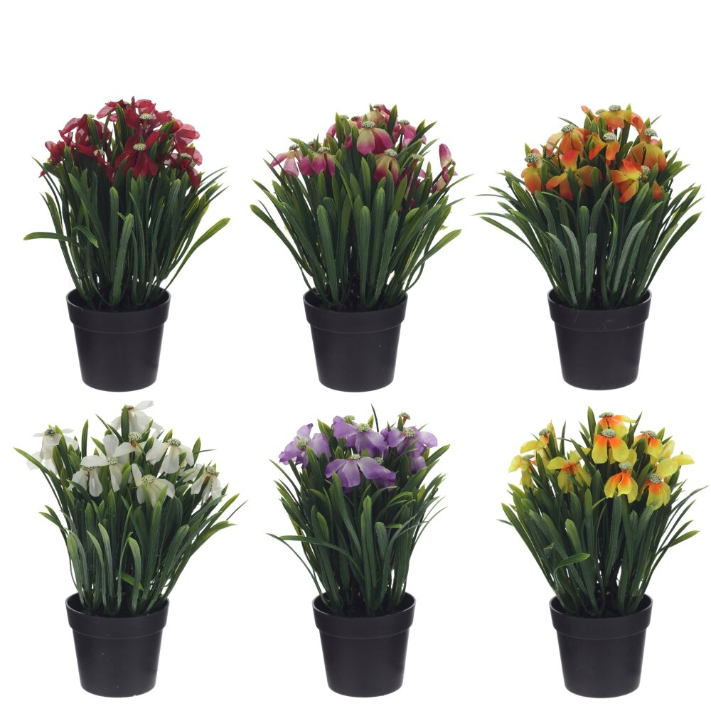 Цветочная композиция, L16 W10 H25 см