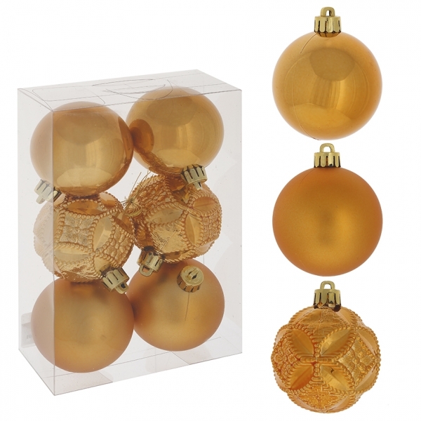 Набор из 6шт Украшение новогоднее Шар 