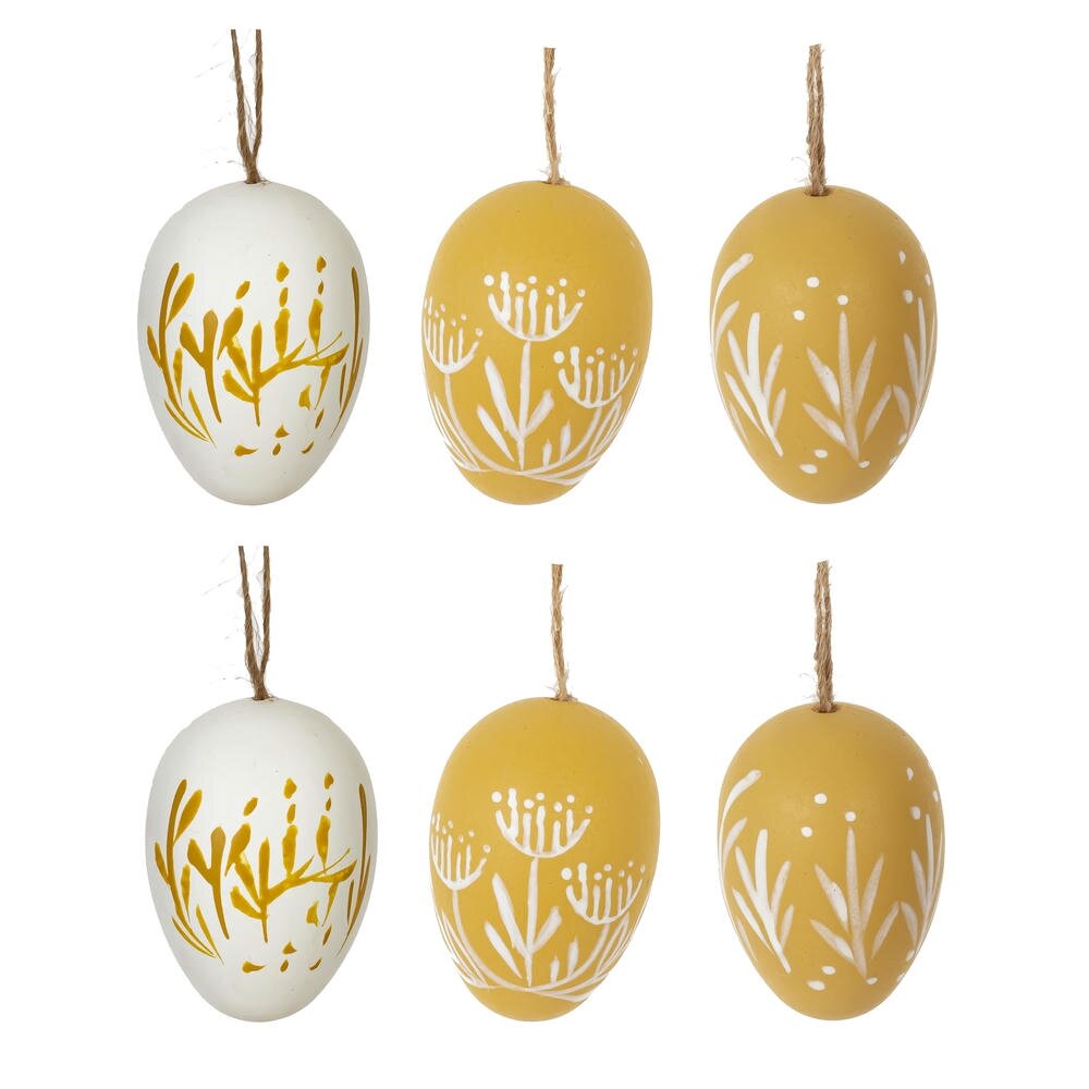 Набор из 6-ти изделий декоративных подвесных 