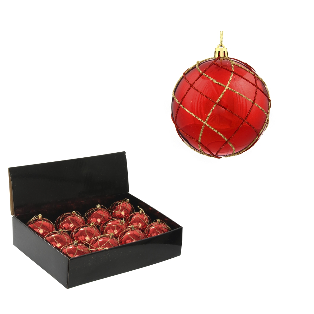 Набор из 12шт Украшение новогоднее Шар Набор из 12шт Украшение новогоднее Шар