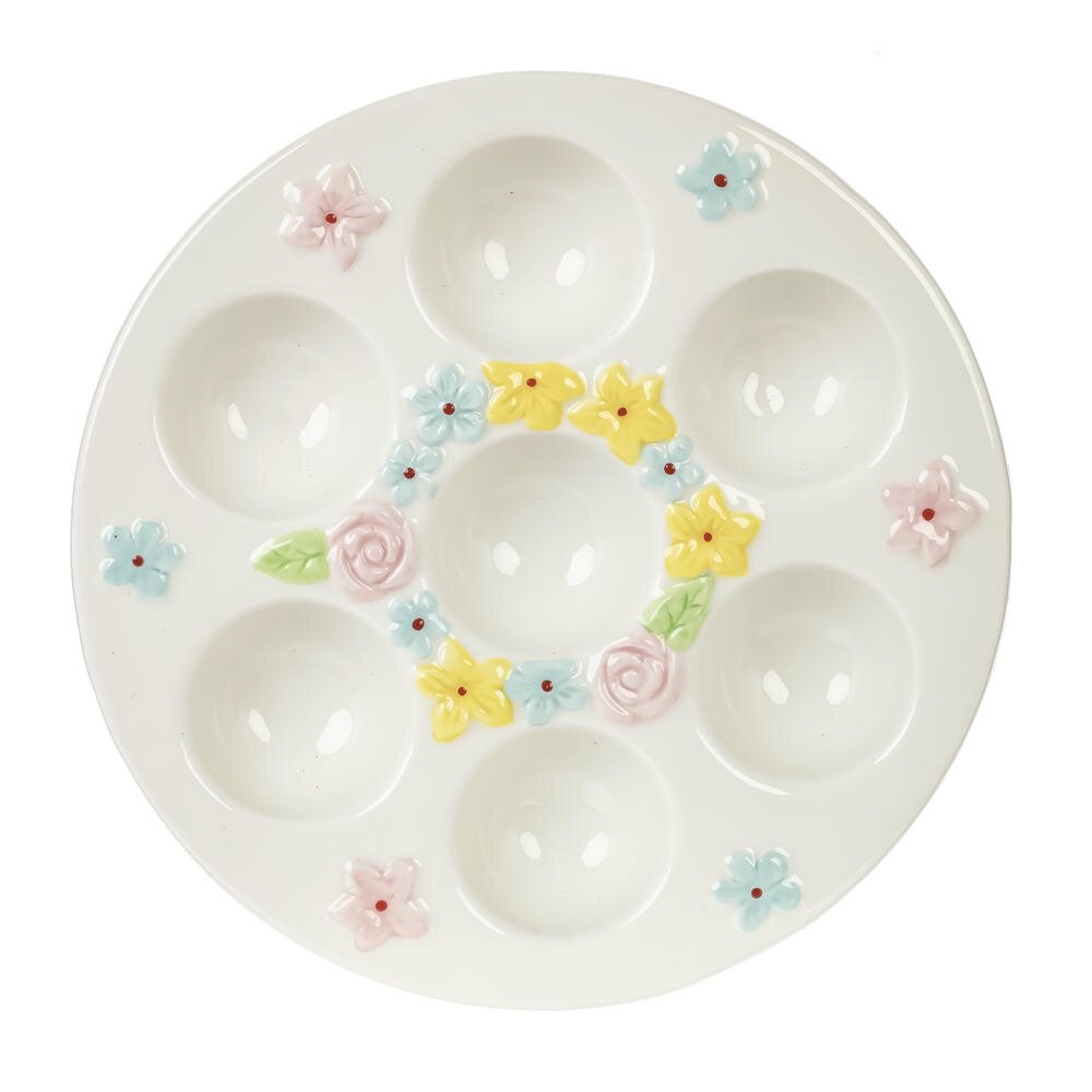 Тарелка для 7-ми яиц, L19,5 W19,5 H2,5 см