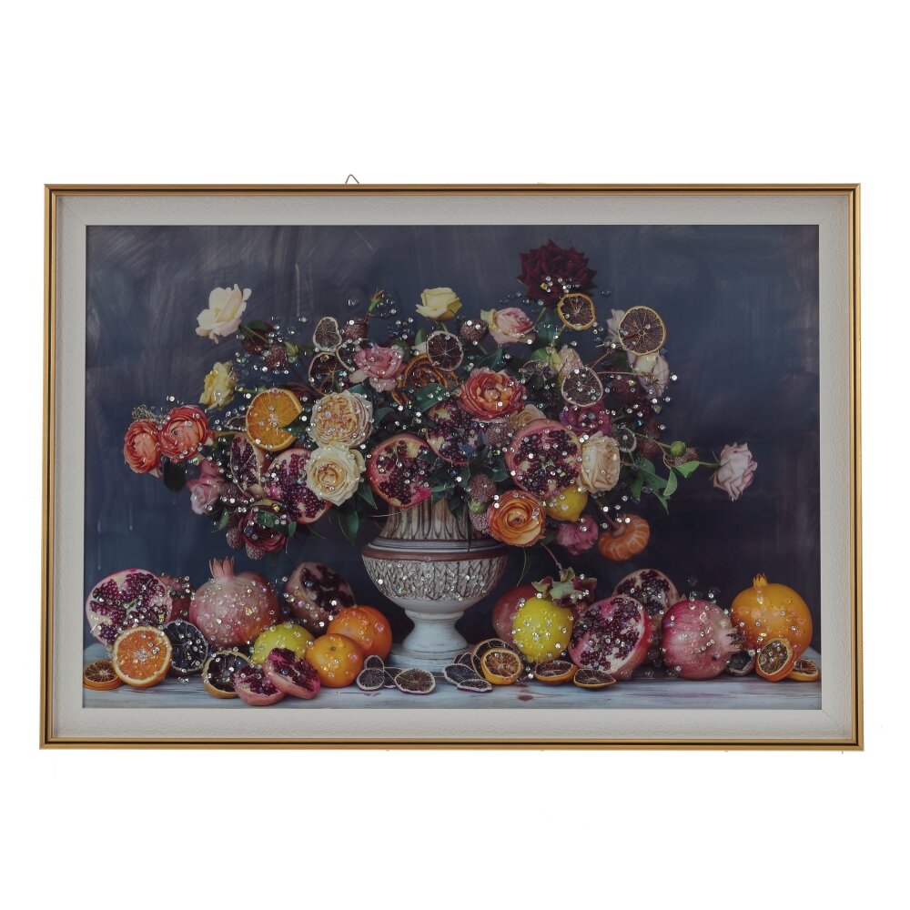 Панно с кристальным декором, L65 W3 H44 см Панно с кристальным декором, L65 W3 H44 см