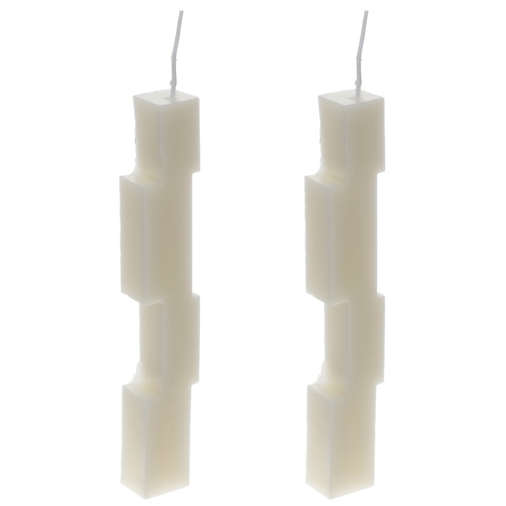 Набор из 2-х свечей, D2,5 см,L8,5 W3 H24 см