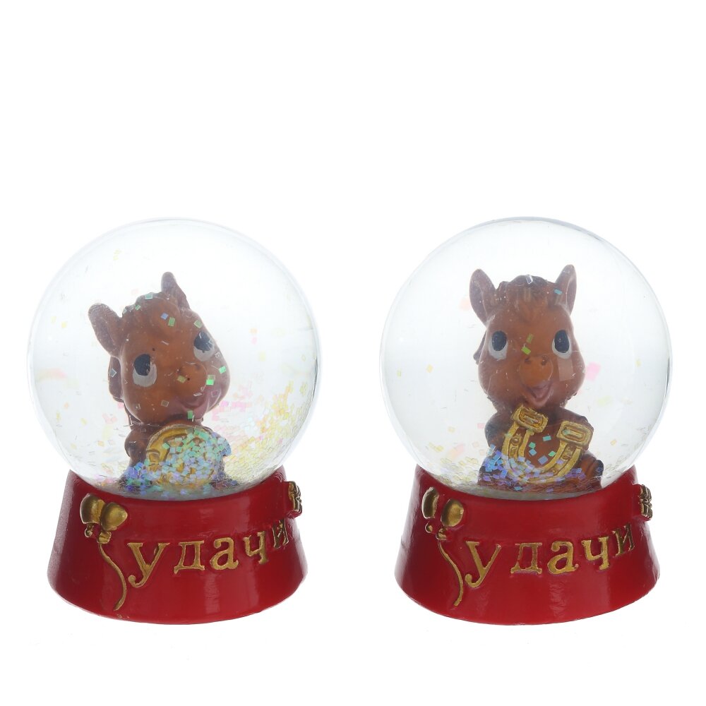 Фигурка декор в стекл шаре 