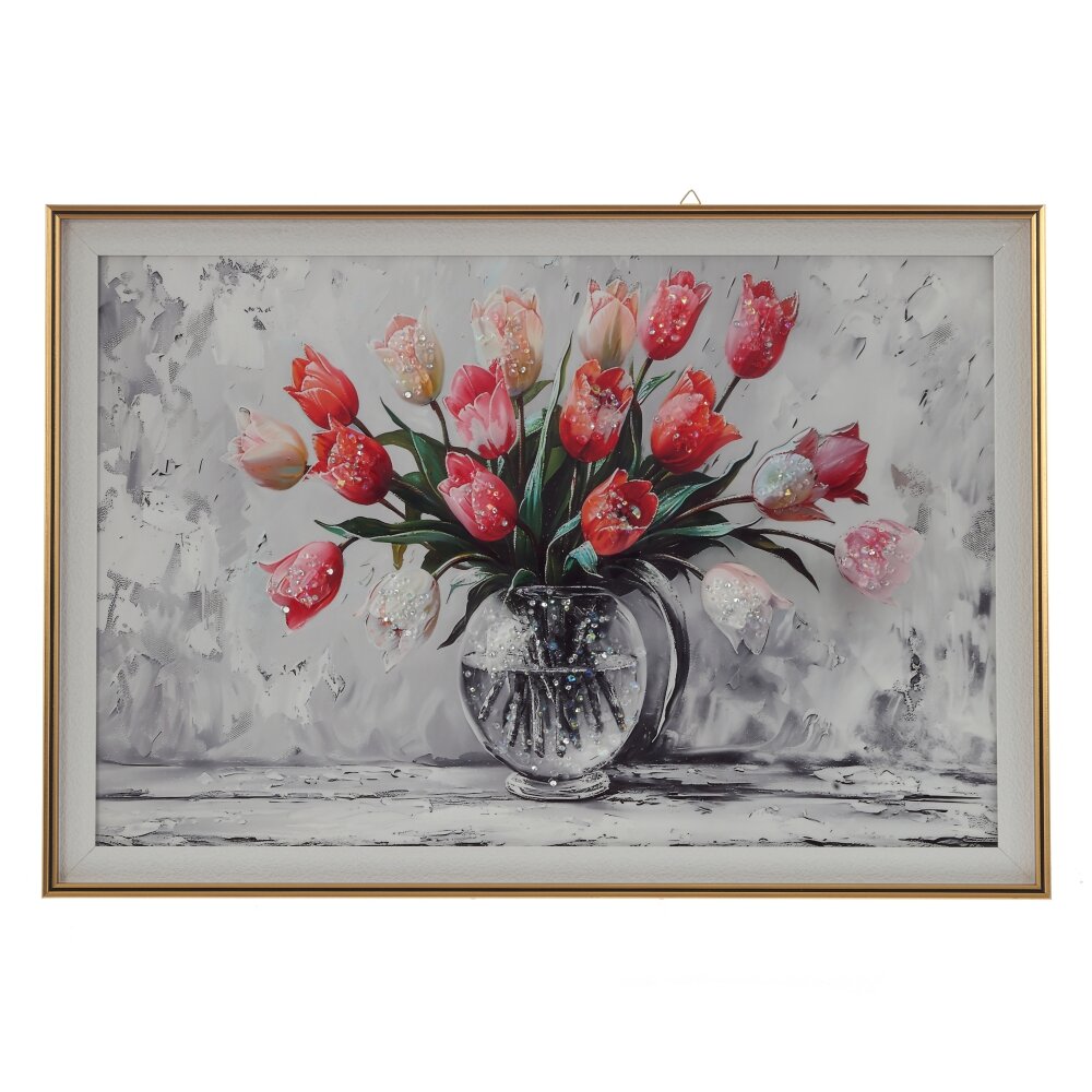 Панно с кристальным декором, L65 W3 H44,5 см Панно с кристальным декором, L65 W3 H44,5 см