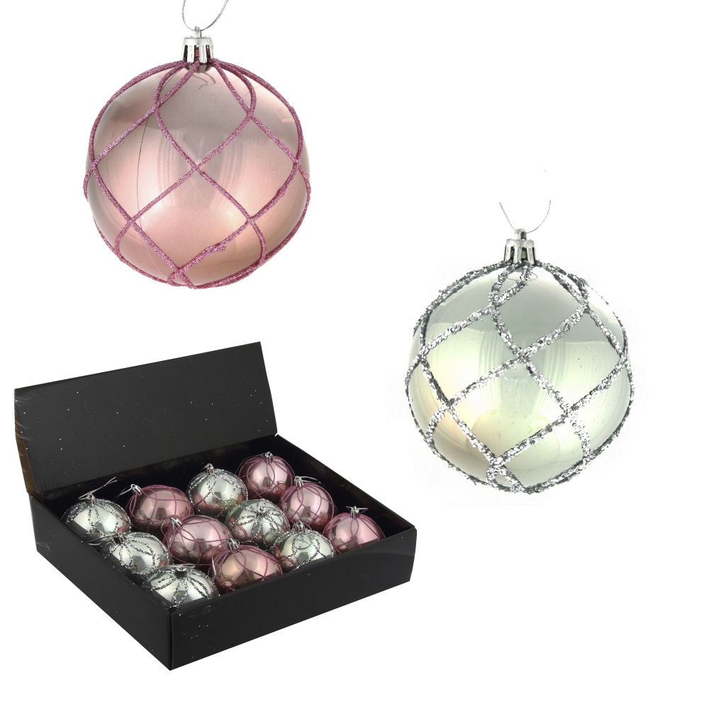 Набор из 12шт Украшение новогоднее Шар Набор из 12шт Украшение новогоднее Шар
