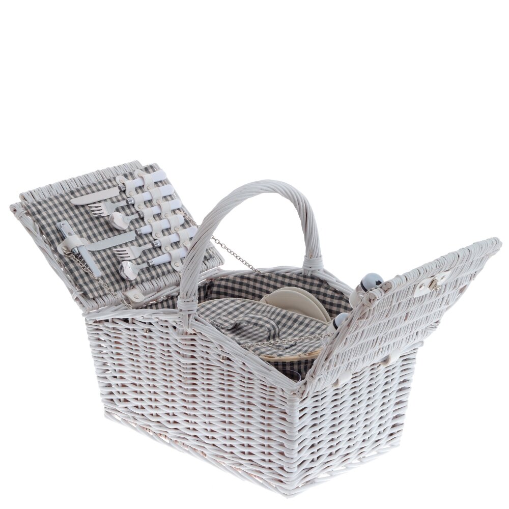 Корзина для пикника на 4 персоны, L45,5 W32 H41 см