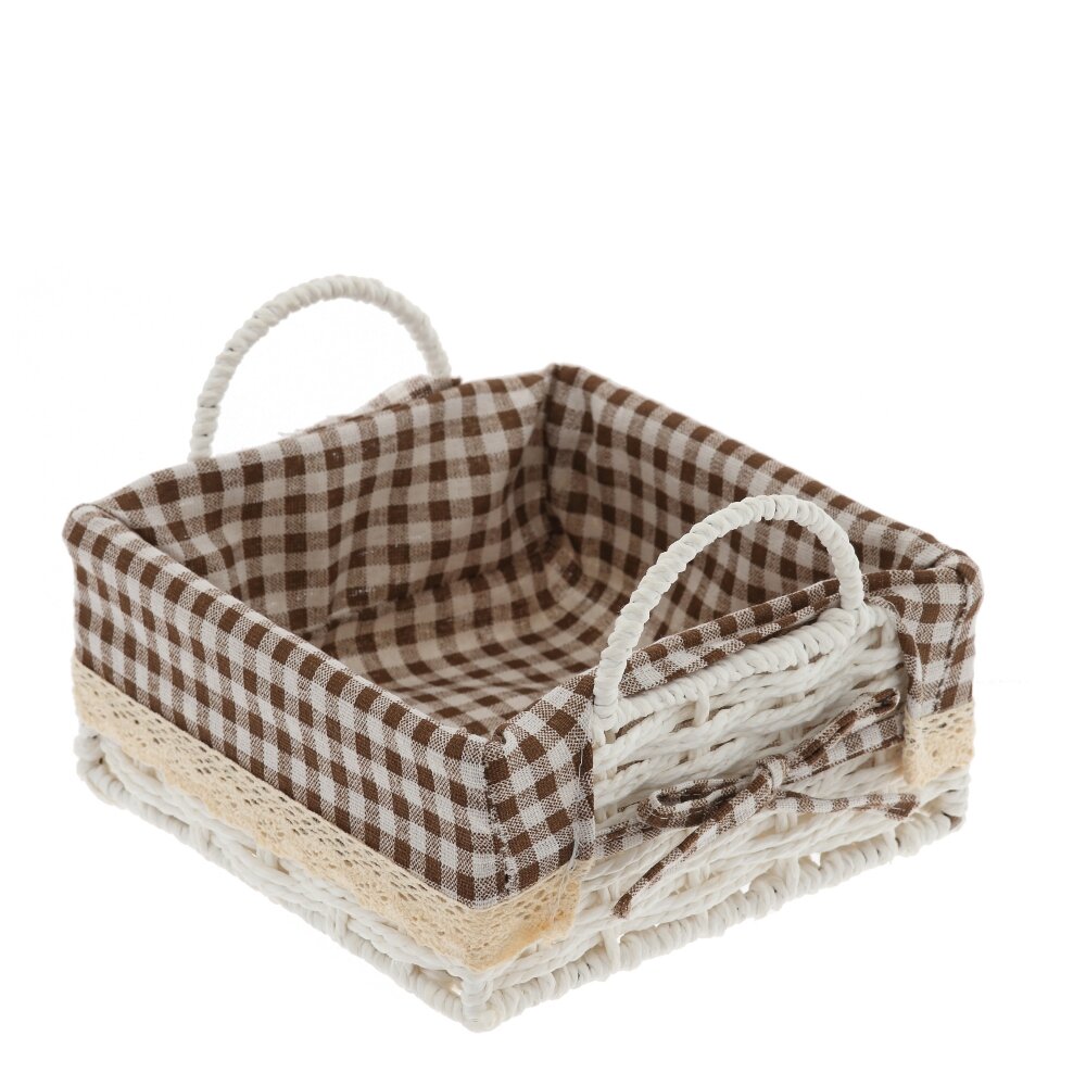 Корзина, L20 W20 H14/9 см