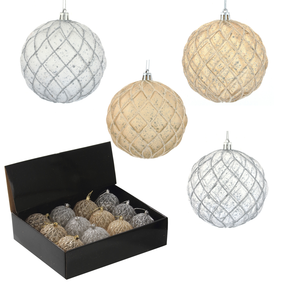 Набор из 12шт Украшение новогоднее Шар 