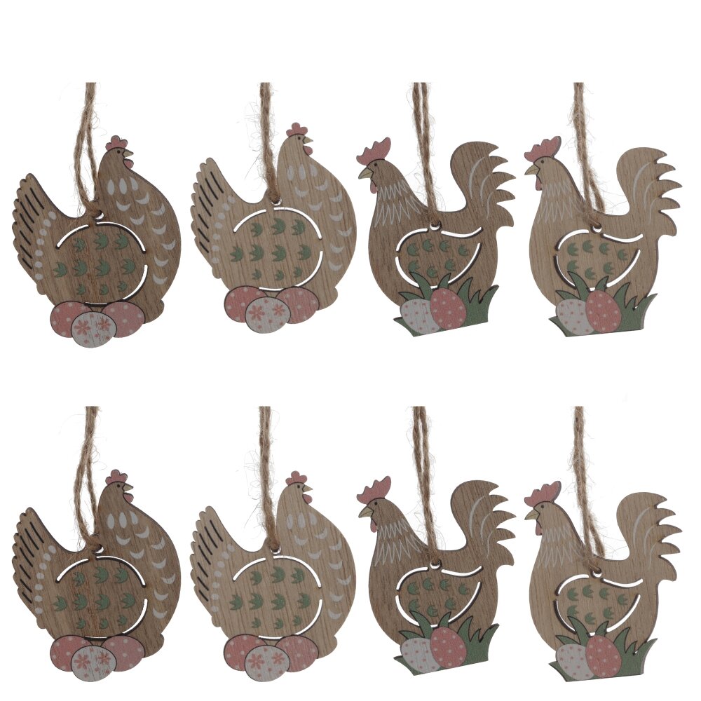 Набор из 8-ми изделий декоративных подвесных Набор из 8-ми изделий декоративных подвесных