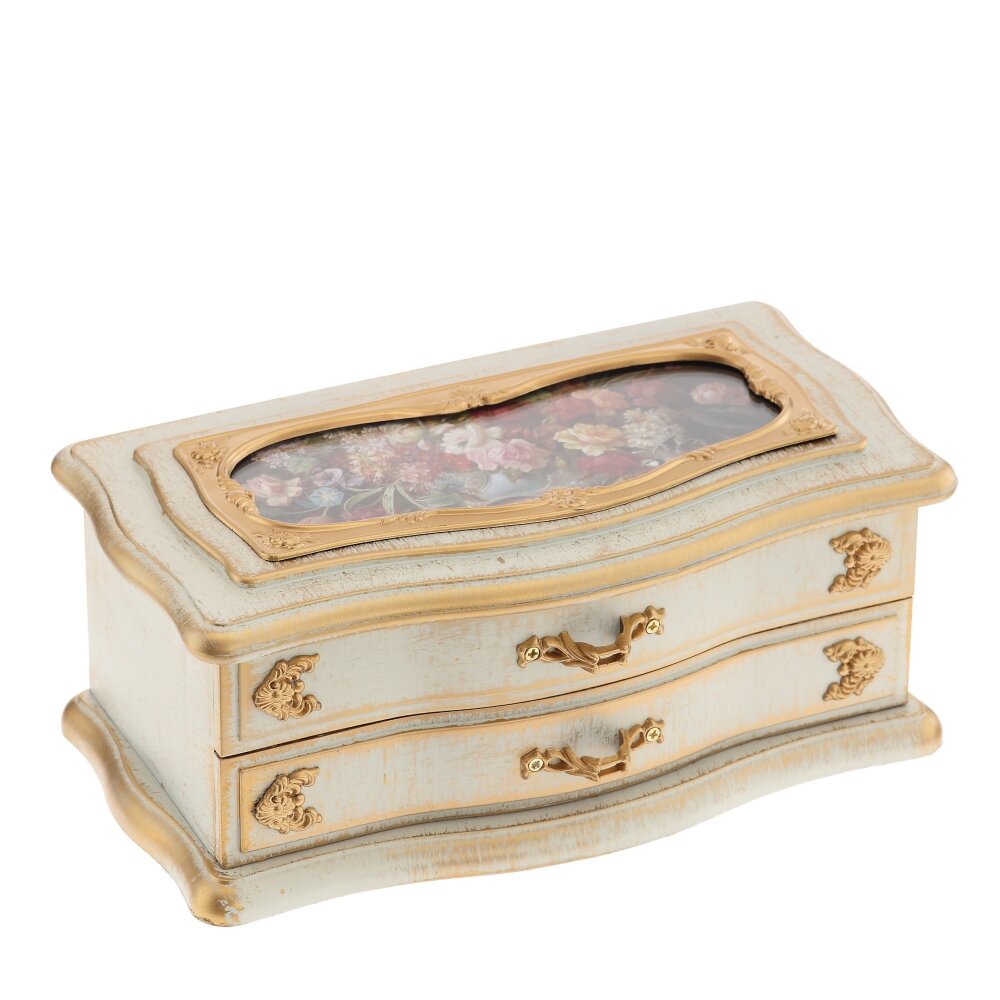 Шкатулка для украшений (музык.), L21,5 W12 H9 см