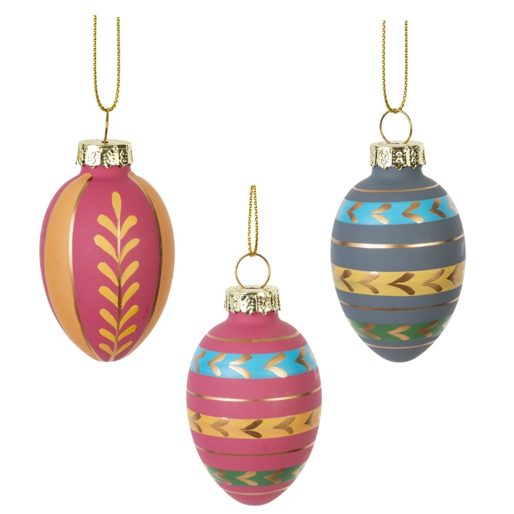 Набор из 3-х изделий декоративных подвесных 