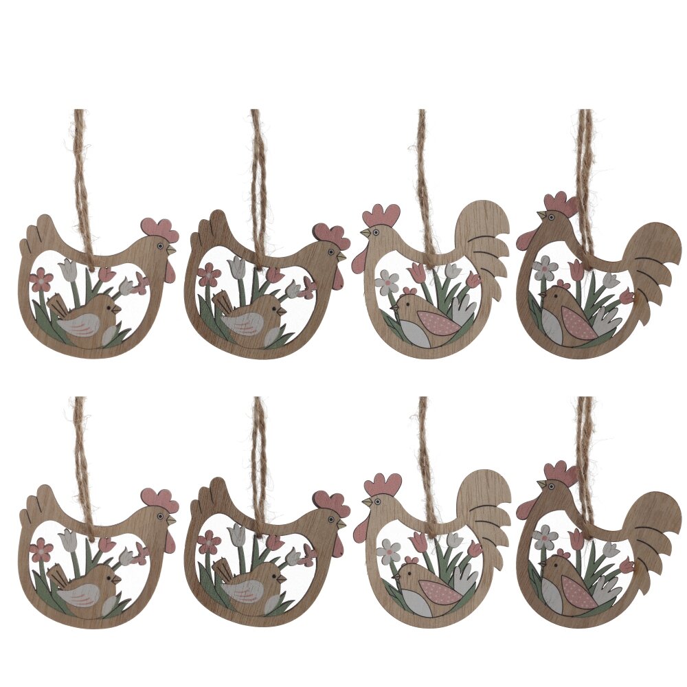 Набор из 8-ми изделий декоративных подвесных Набор из 8-ми изделий декоративных подвесных