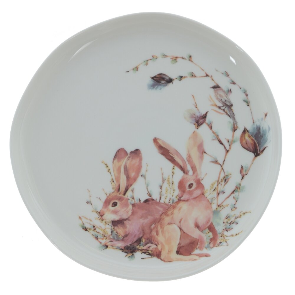 Тарелка, L20,5 W20,5 H2 см Тарелка, L20,5 W20,5 H2 см