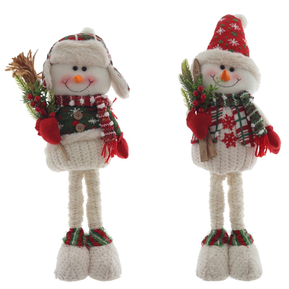 Снеговик, L24 W14 H74/46 см, 2в. Снеговик, L24 W14 H74/46 см, 2в.