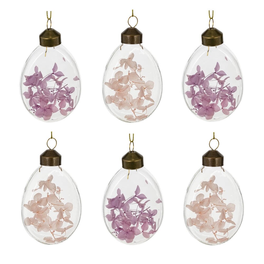 Набор из 6-ти изделий декоративных подвесных 