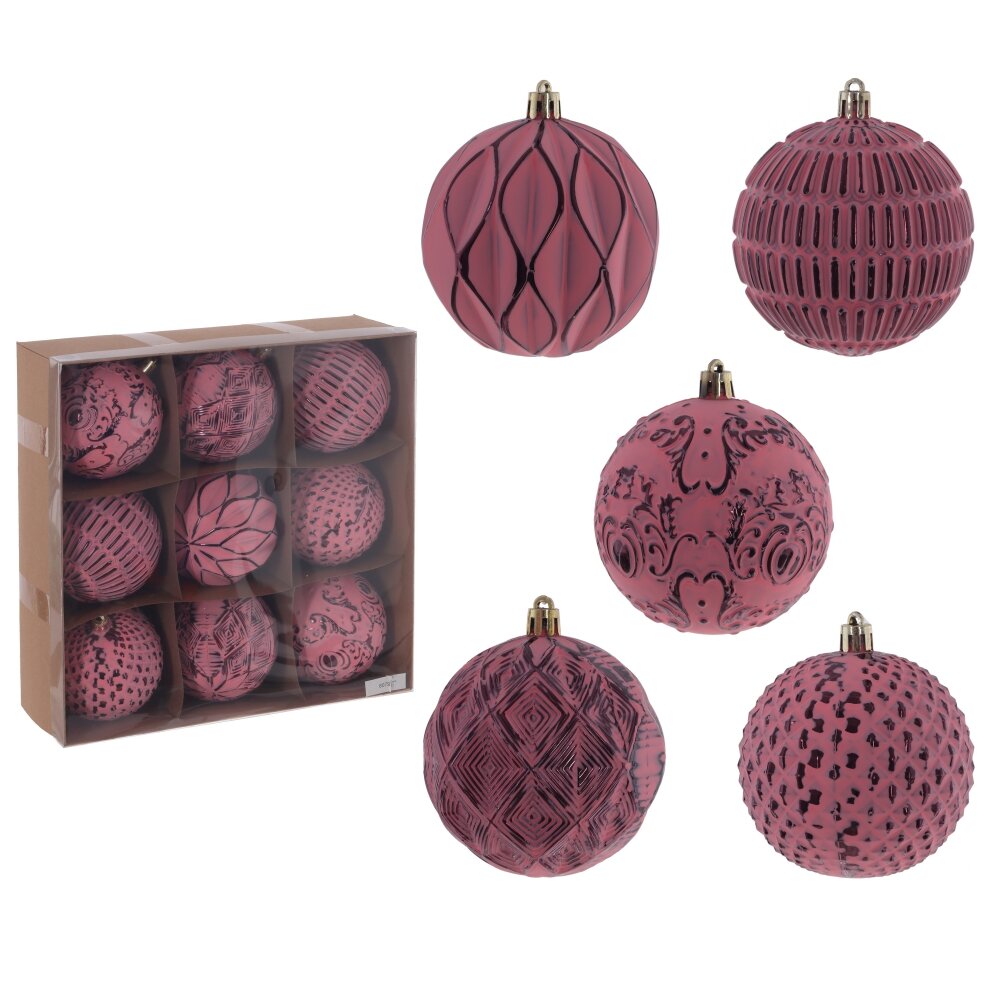 Набор из 9шт Украшение новогоднее 