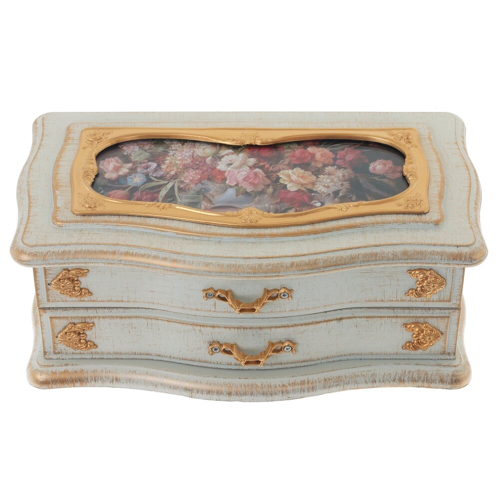 Шкатулка для украшений (музык.), L22 W12 H9 см Шкатулка для украшений (музык.), L22 W12 H9 см