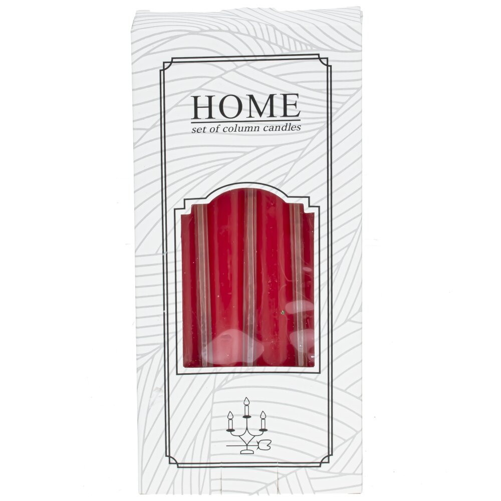 Набор из 4-х свечей, D 2 см, L10 W2,5 H21,5 см