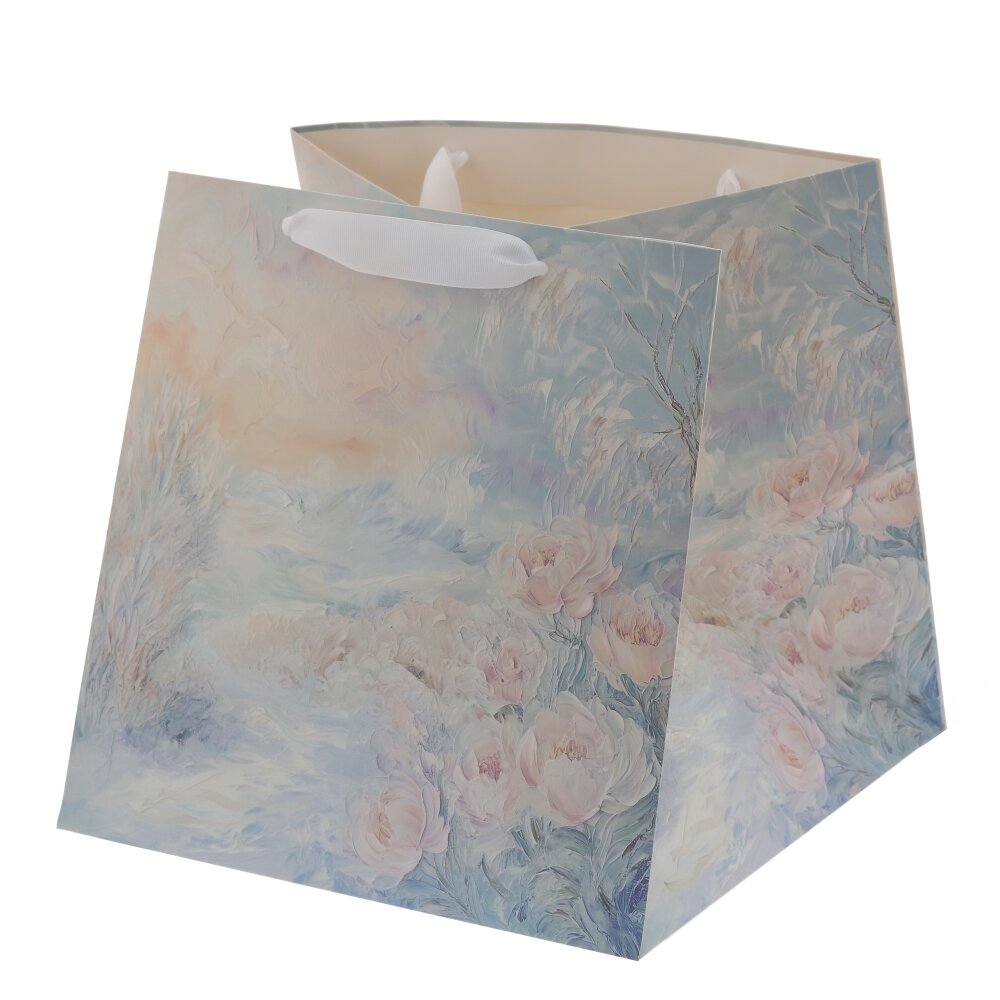 Пакет подарочный L (бумага 210г/м2, блок 12шт), L28 W28 H28 см Пакет подарочный L (бумага 210г/м2, блок 12шт), L28 W28 H28 см