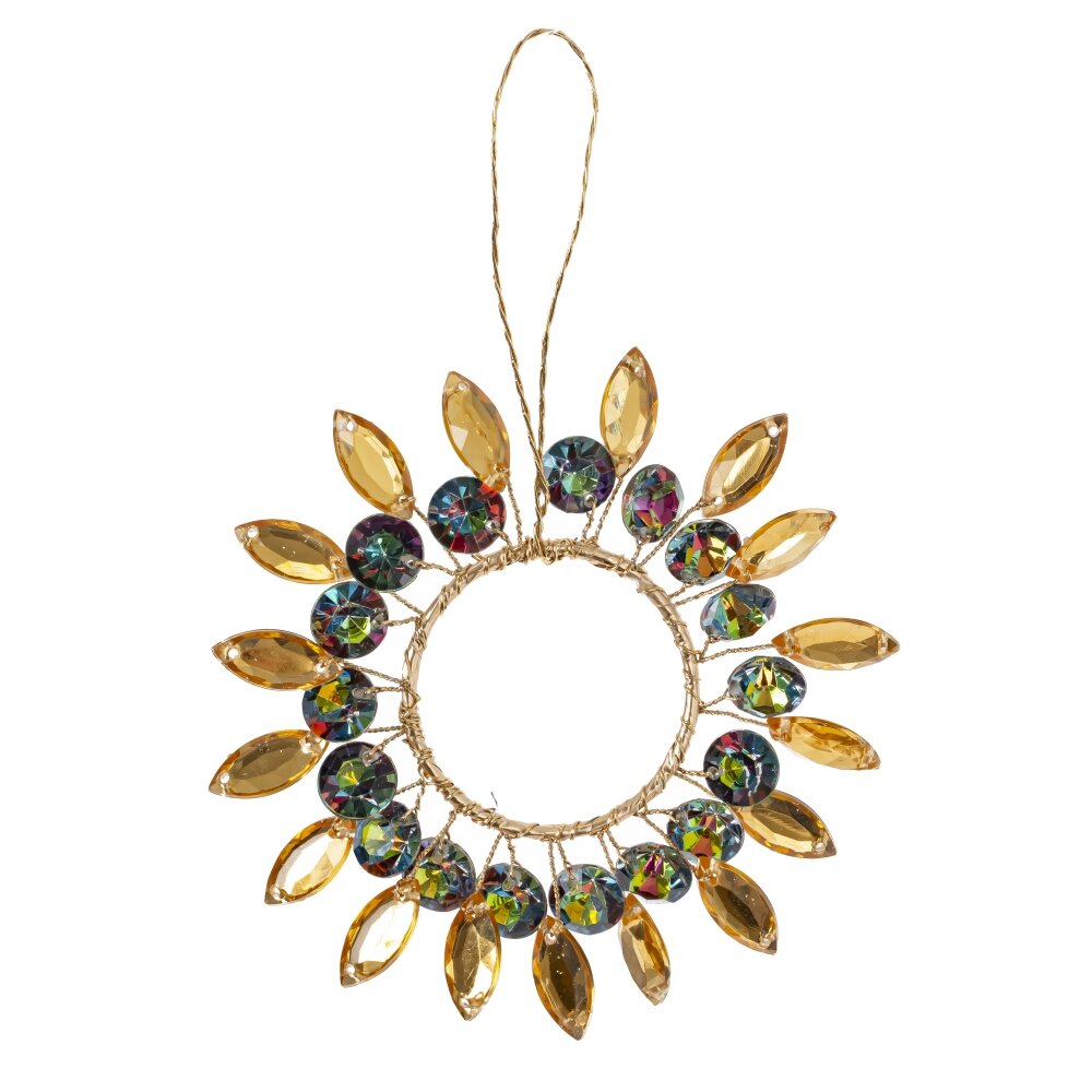 Изделие декоративное с подвесом, L11 W11 H1 см Изделие декоративное с подвесом, L11 W11 H1 см