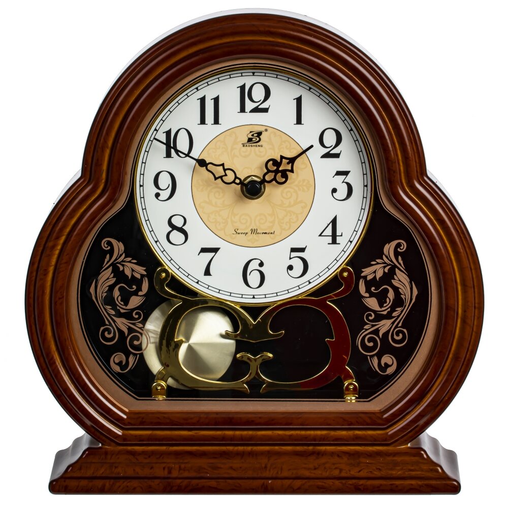 Часы настольные декоративные, L25 W6,5 H26 см, (1xАА не прилаг.)