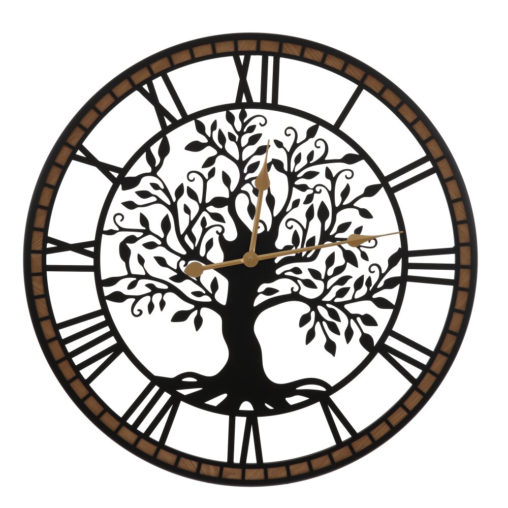 Часы настенные декоративные (AAx1 н/п), L68 W3 H68 см