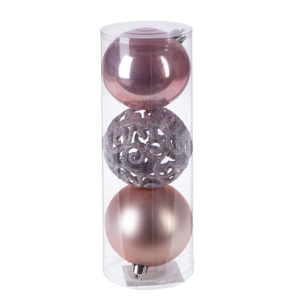 Набор из 3шт, Украшение новогоднее Шар 
