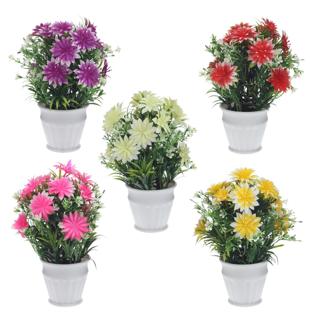 Цветочная композиция, L17 W9,5 H24 см