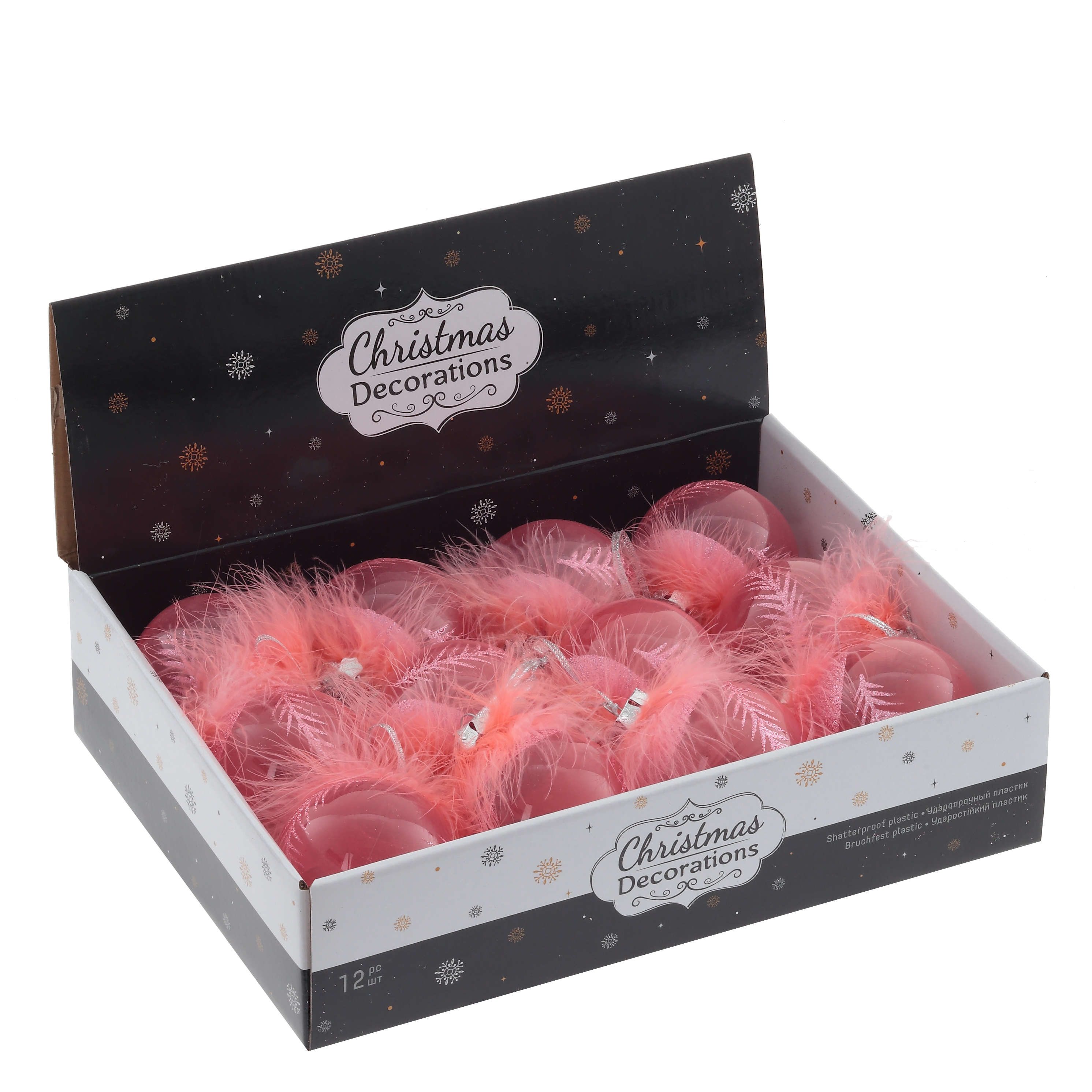 Набор из 12шт Украшение новогоднее 