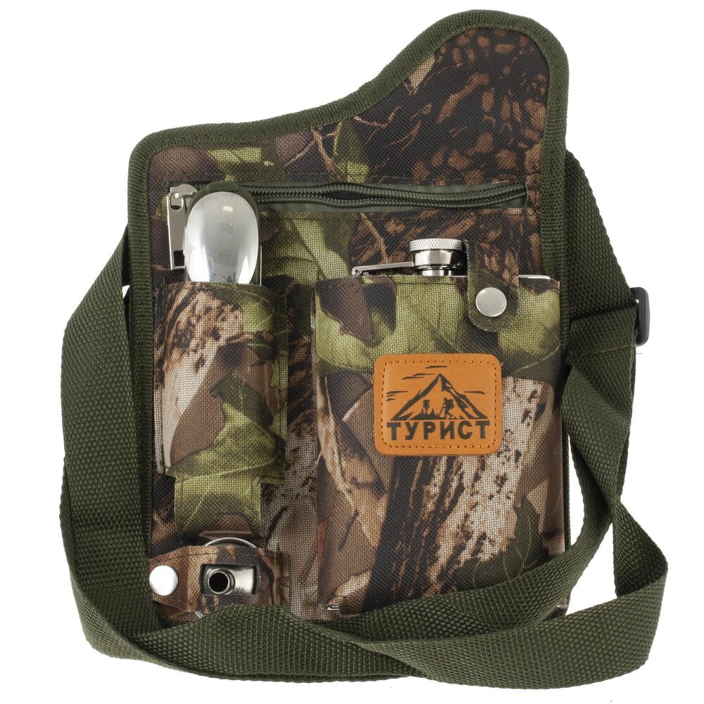 Набор для пикника 3 предм. (фляжка 220 мл, мультитул, воронка), L18 W4,5 H26 см Набор для пикника 3 предм. (фляжка 220 мл, мультитул, воронка), L18 W4,5 H26 см